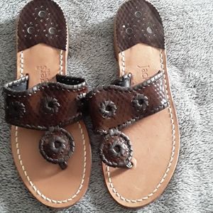 Brand new Jack Rogers leather sandals